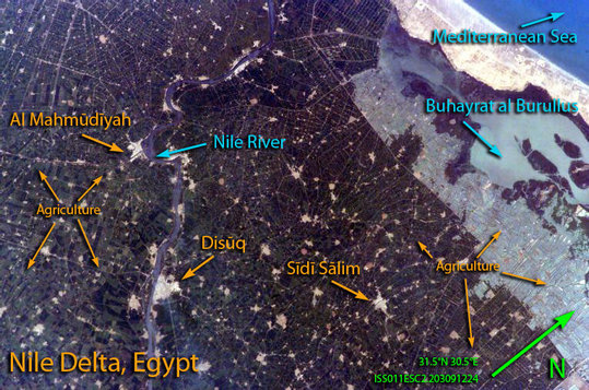 Nile River Delta, Egypt