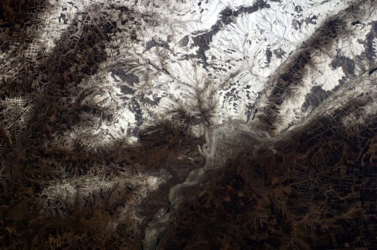 Volga River Sea Ice